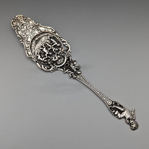 Circa 1900 German antique continental silver cake server 100g